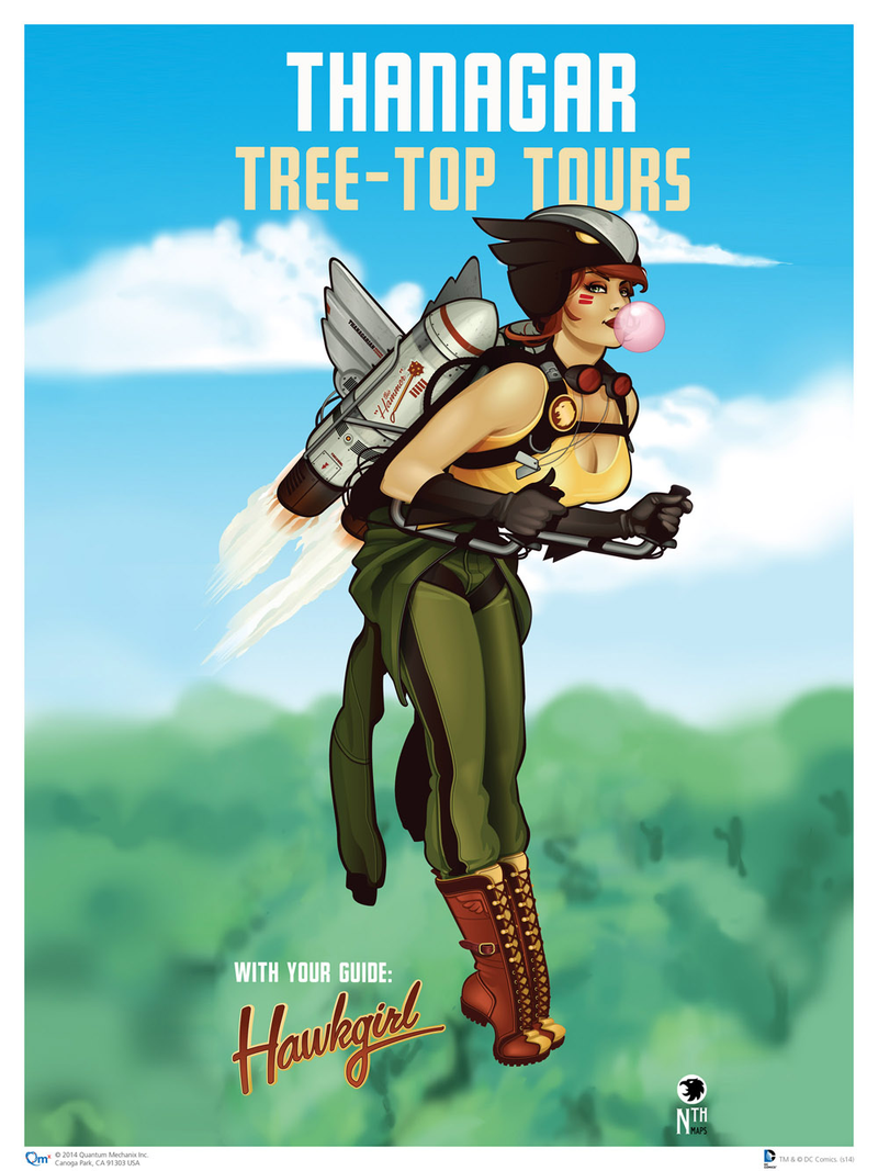 Illustration for article titled Show Your Love For DC Comics Heroines With These Dreamy 1940s Pin-Ups!